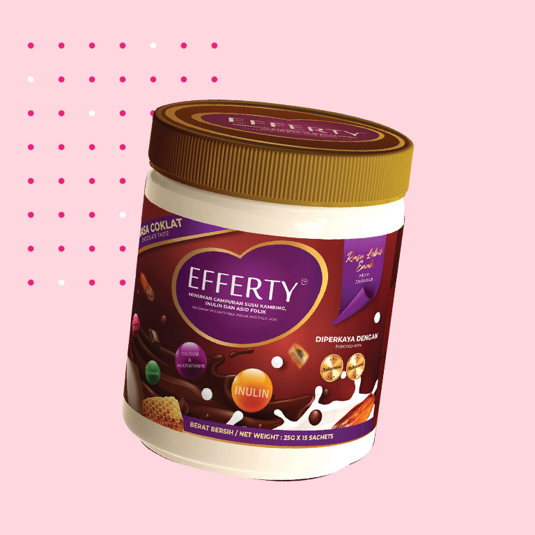 Susu Efferty: Perisa Madu Kurma, Strawberi Atau Coklat