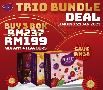 Trio Bundle Efferty - susu ikhtiar hamil